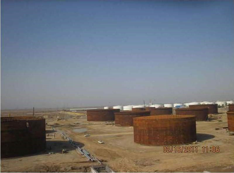 مديريت اجرايي پروژه احداث انبار نفت ماهشهر